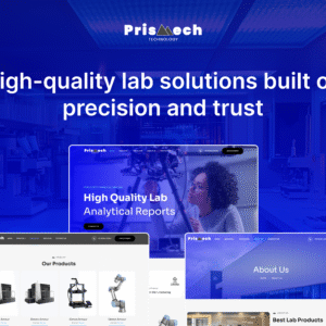 PrisMech – Laboratory & Robotics Services HTML Website Template