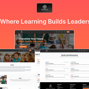 Hopfieled International School – Premium School & Education React Website Template