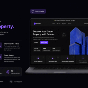 Estaein – Premium Real Estate & Property Marketplace React Website Template